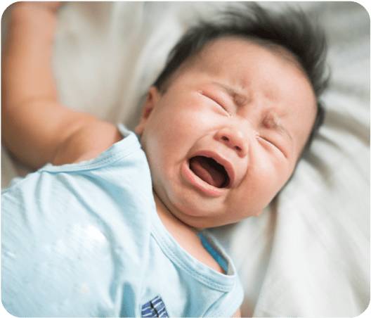 Baby cries and refuse to sleep during bedtime